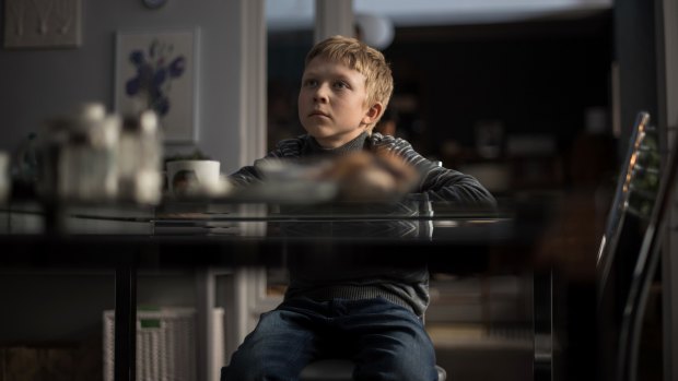 Twelve-year-old Alyosha, played by Matvey Novikov, is at the centre of this bleak thriller.