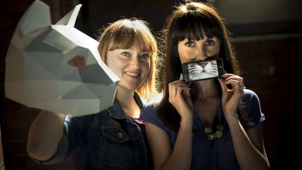 Lucy Shepherd and Tamara Gazzard who created the show about social media addiction.
