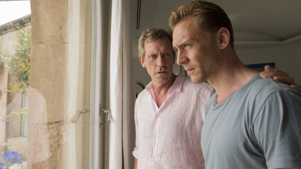 Hugh Laurie and Tom Hiddleston in John le Carre's post-Cold War thriller The Night Manager.