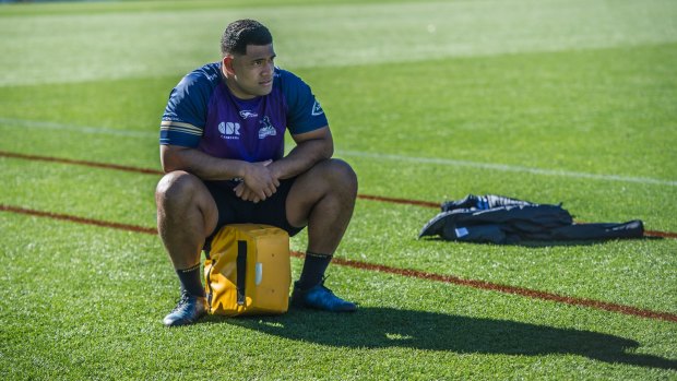 ACT Brumbies prop Scott Sio has endured a tough run of injuries in Super Rugby. 