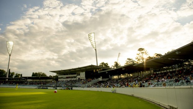 Manuka Oval will host a Test match next summer. 