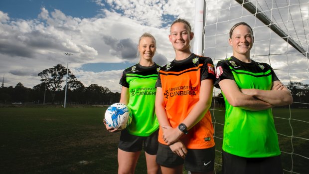 Canberra United young guns Lauren Keir, Isobel Davy and Jasmine Maguire could make their W-League debuts on Saturday. 