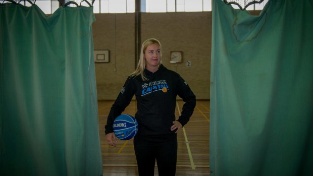 The Canberra Capitals welcome back Rachel Jarry. photo by Karleen Minney.