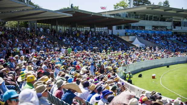 Manuka Oval would likely sell out a Test match, Cricket ACT believes.