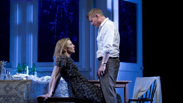 Richard Roxburgh and Cate Blanchett in <i>The Present</i>, now in New York.