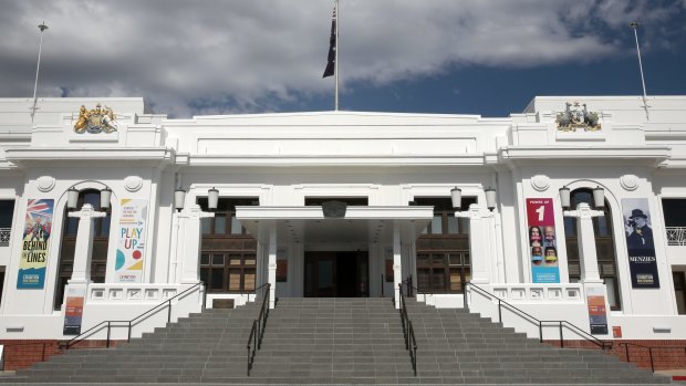 Old Parliament House, where the walls were thin and the corridors full of willing leakers.