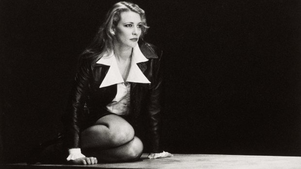 Cate Blanchett in The Blind Giant Is Dancing in 1995 at Belvoir Street Theatre.