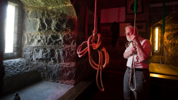 Graeme Heyes, 83, who started in 1949, is among only a dwindling few dozen people who share volunteer bellringing duties at Melbourne's three cathedrals.