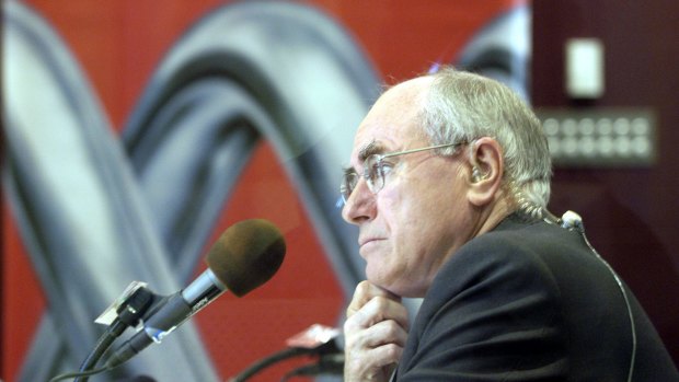 Critical: John Howard often disagreed with ABC editorial policy.