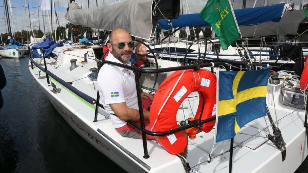 Jonas Grander, co-skipper of Matador competing in the Sydney to Hobart, said he was already feeling a range of emotions.