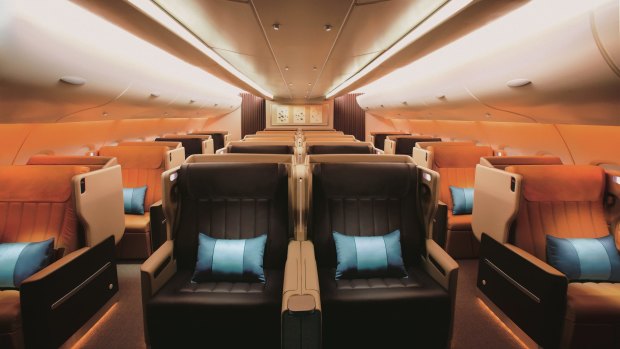 Attentive service: Singapore Airlines' business class.