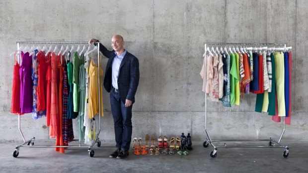 Amazon chief executive Jeff Bezos. The online retailer has become a major fashion player. 