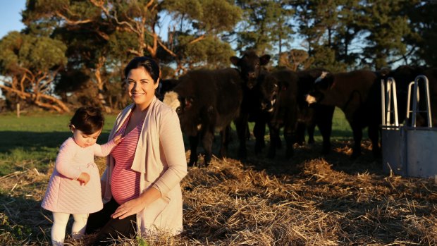 Emily McWaters lives half the year on a farming property on Kangaroo Island.