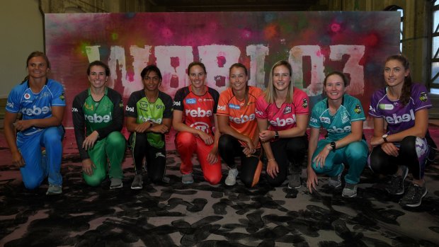 Change in the air: The Women's Big Bash was launched in Sydney on Thursday.