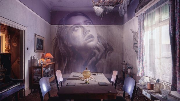 The dining room inside Rone's Omega Project.
