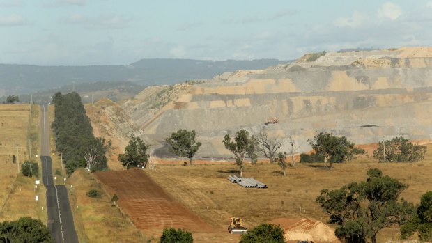 The Mount Arthur Mine at Muswellbrook: the public is becoming increasingly sceptical about the impact of  coal mining.   