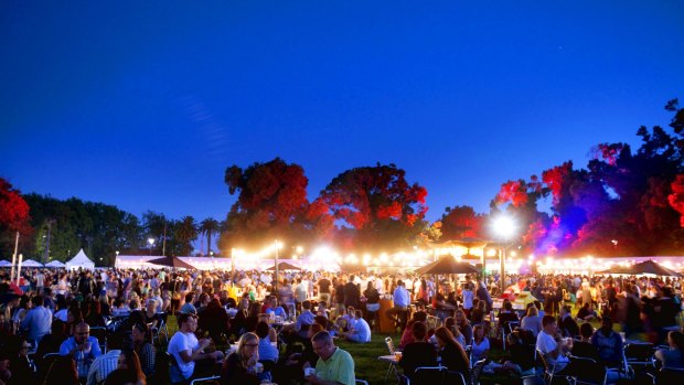 The Night Noodle Market is a popular night-time event in Melbourne.