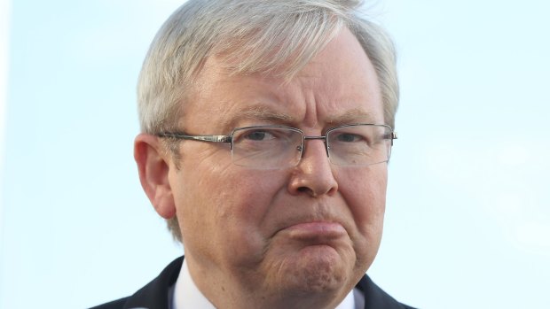 Another comeback: Kevin Rudd.