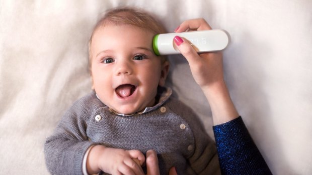 The Withings smart temporal thermometer.