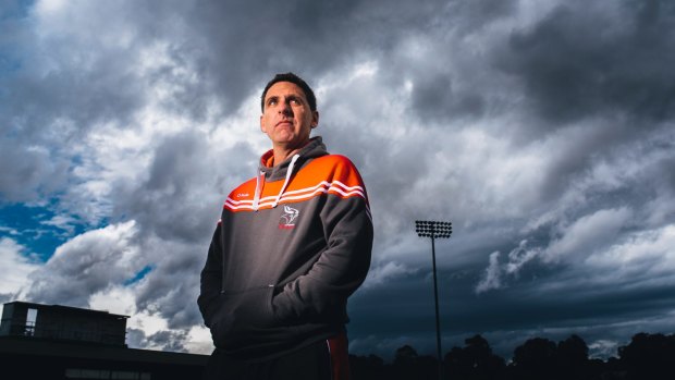 Canberra Vikings' coach Tim Sampson is gunning for an NRC title 10 years after playing against the club in the now defunct ARC.