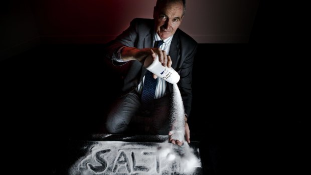 Chairman of Action on Sugar, Consensus Action on Salt and Health and World Action on Salt and Health, Professor Graham MacGregor. Professor MacGregor is in Canberra to lobby the government to introduce a scheme where food companies subtly reduce the amount of sugar and salt in our food.

