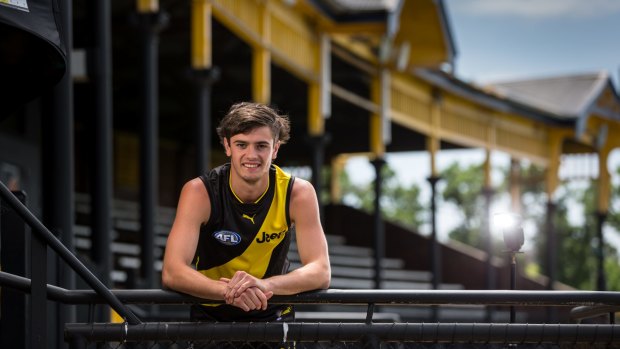 Naish would rather play footy than worry about what number he wears. 