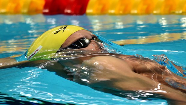 High praise: Australian swimmer Mitch Larkin was named FINA's best male swimmer for 2015.