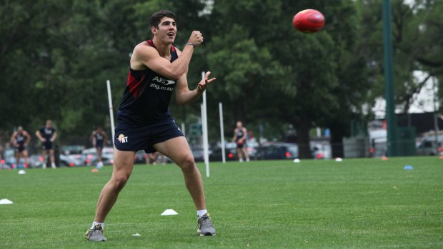 Christian Petracca injured his knee at training and will miss the 2015 season. 
