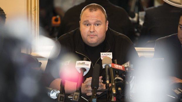 Eccentric internet entrepreneur Kim Dotcom in New Zealand last month.