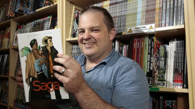 Impact Comics owner manager Mal Briggs saw a 10 per cent increase in sales last year.