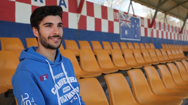 Canberra Olympic's Jordan Tsekenis will trial with the Central Coast Mariners following the FFA Cup quarter-final on Tuesday night.