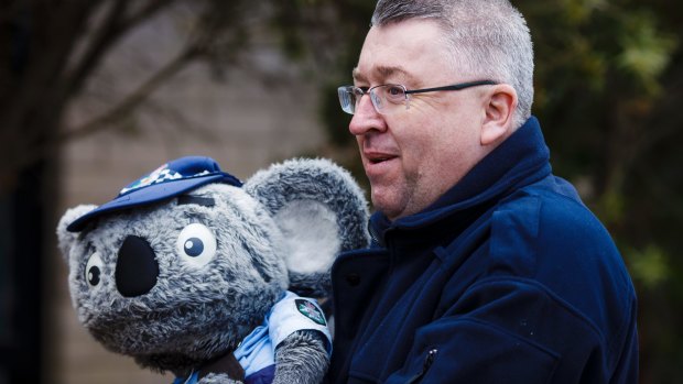 David Packwood is the new handler for Constable Kenny Koala.