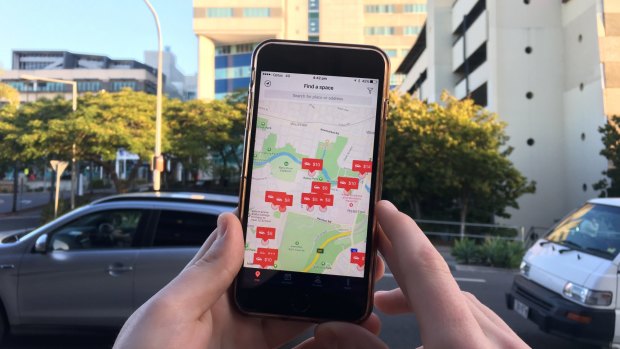 Parking app Kerb may be the solution to some of Brisbane's parking woes.