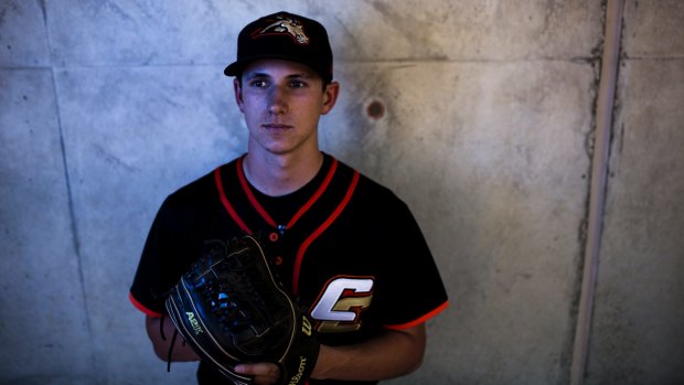 Canberra Cavalry young gun Brodie Cooper-Vassalakis is one of five Canberrans picked for the MLB academy.