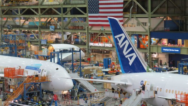 Seattle Boeing Factory Tour.