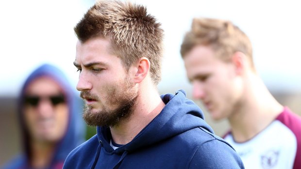 Focused on footy: Manly's Kieran Foran has put contract talks on hold.