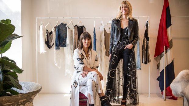 Therese Rawsthorne (left) is about to unveil her first collection for sass & bide, which she joined in July 2015.