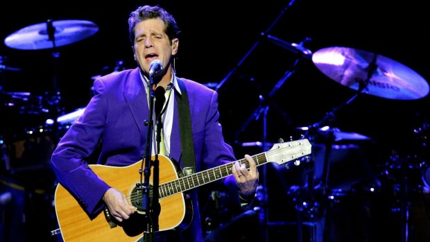 Glenn Frey from US rock band The Eagles performing at The Superdome, Homebush, Sydney.