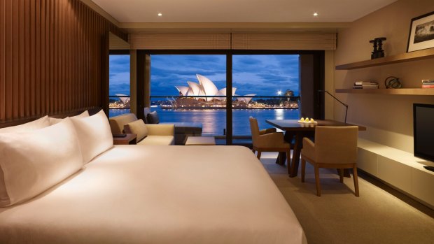Rooms at the Park Hyatt Sydney are estimated to be worth more than a decent-sized house in Sydney.