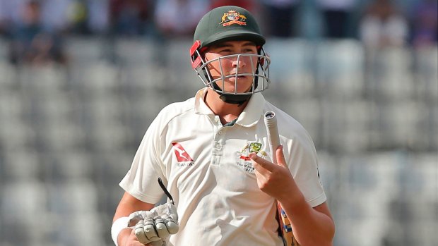 Australia's Matt Renshaw averages 36.64 from 10 Tests. 