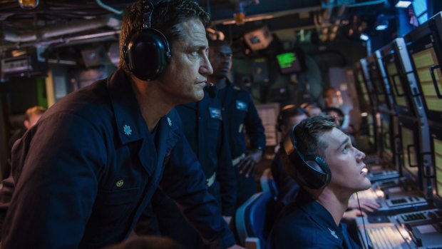 Butler plays Joe Glass, who leads a crew to investigate the disappearance of an American submarine near Russian waters.