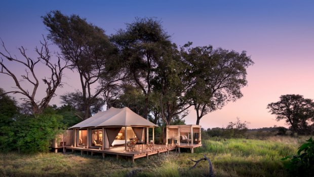 Nxabega Okavango tented suite.