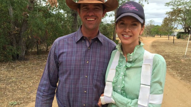 Mac and Gayle Shann in central Queensland on <i>Australian Story</i>.