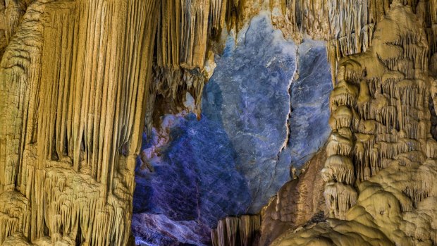 The astounding rock formations of Thien Duong (Paradise Cave) in Phong Nha Ke Bang National Park.