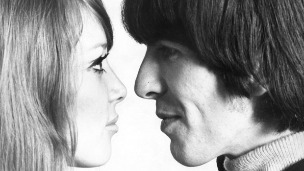 George Harrison and wife Pattie Boyd.