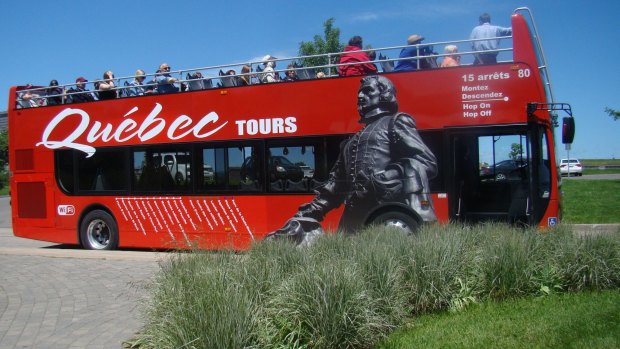 A Hop-On Hop-Off bus tour is a great way to see Quebec City.