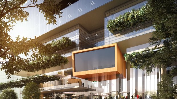 Twin commercial towers will be at the heart of the Parramatta Square redevelopment.