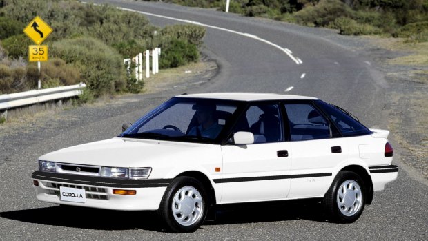 A white Toyota Corolla similar to Mr Galea's.