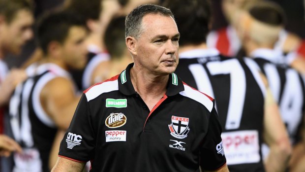 Saints head coach Alan says his team are no longer vulnerable interstate, thanks to him getting 'out of the way'.