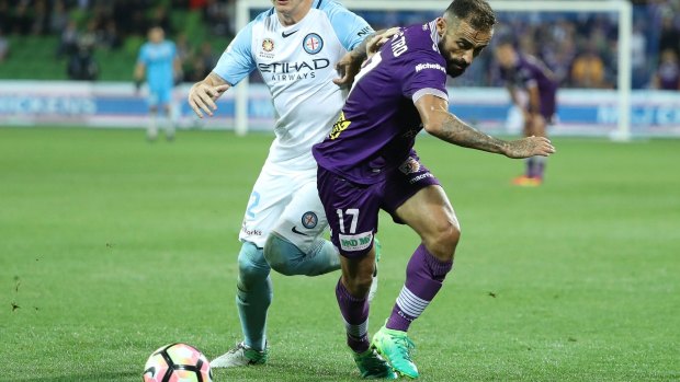 Warren worthy: Perth's Diego Castro has been a pivotal figure this season, scoring 13 goals and providing seven assists.